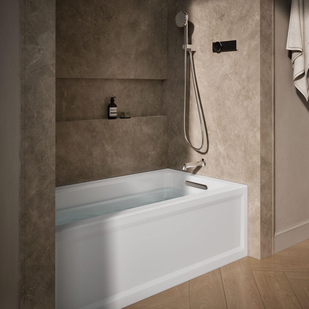Products in use in close room view