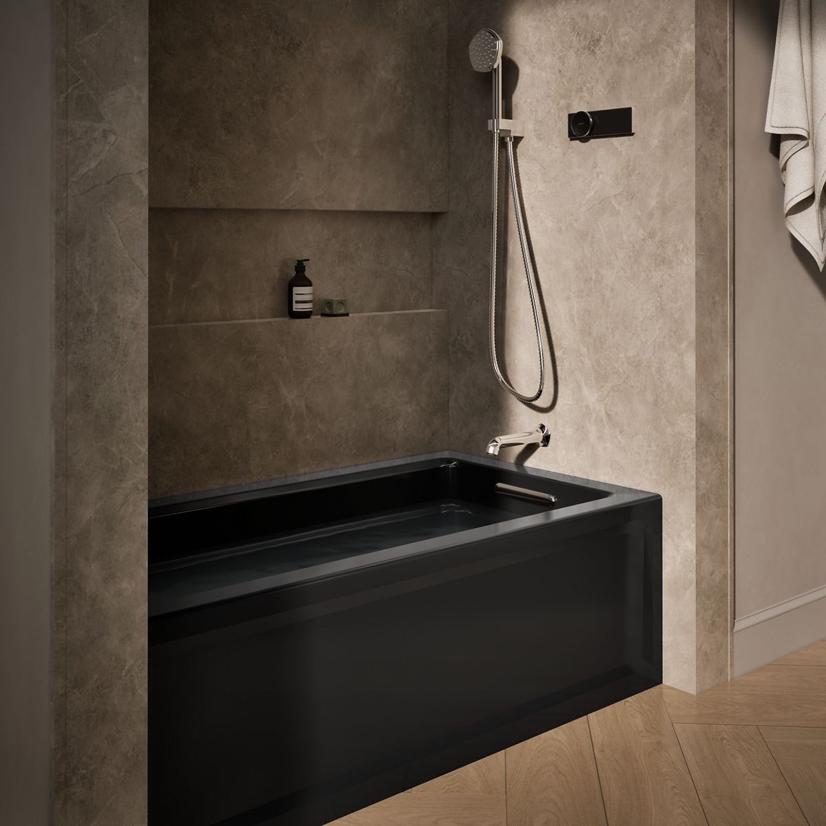 Products in use in close room view