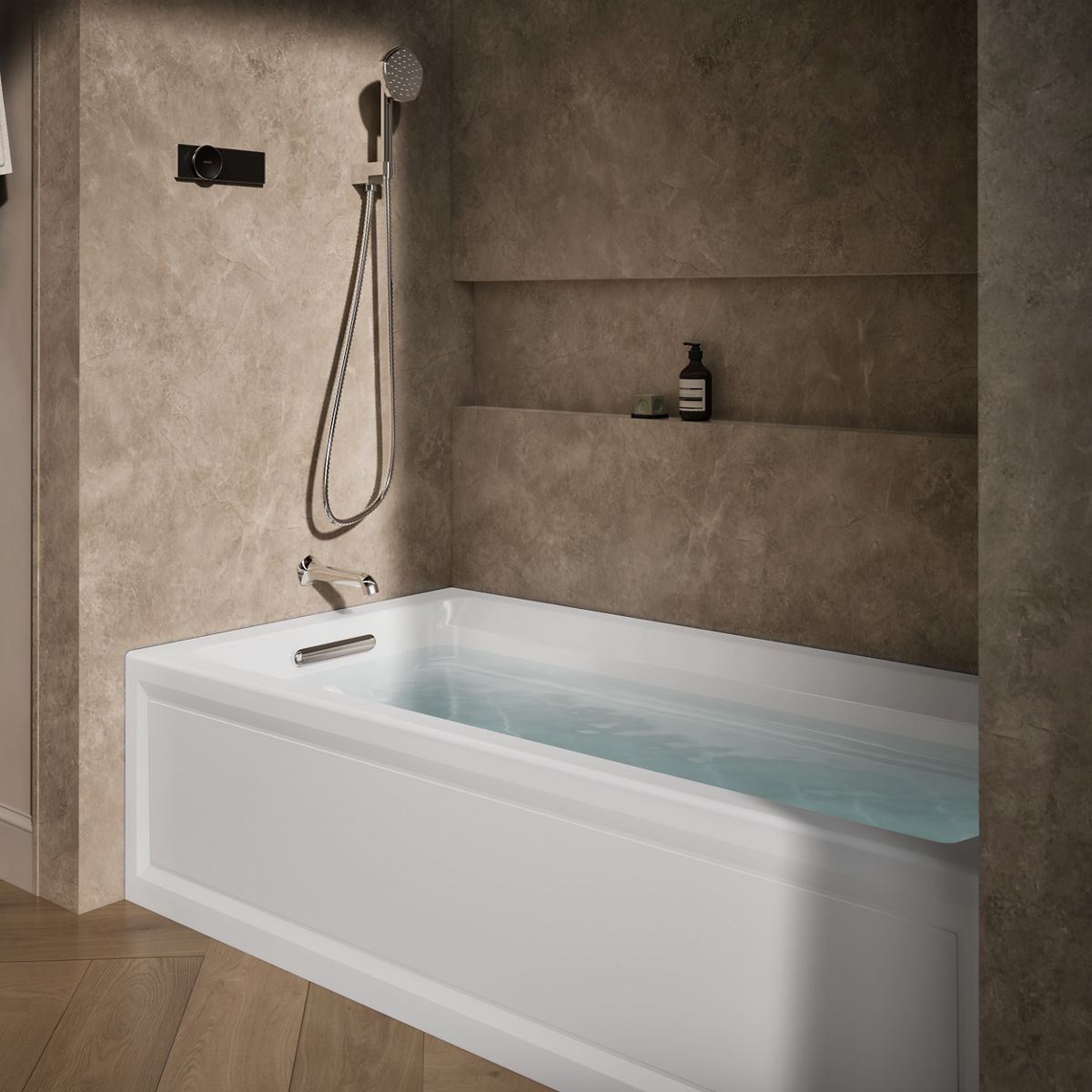Products in use in close room view