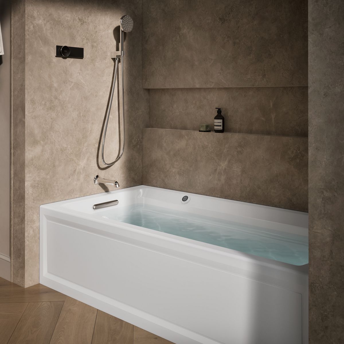 Products in use in close room view