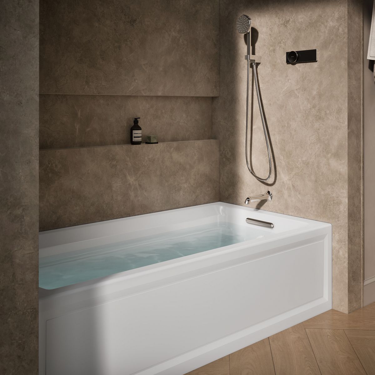 Products in use in close room view