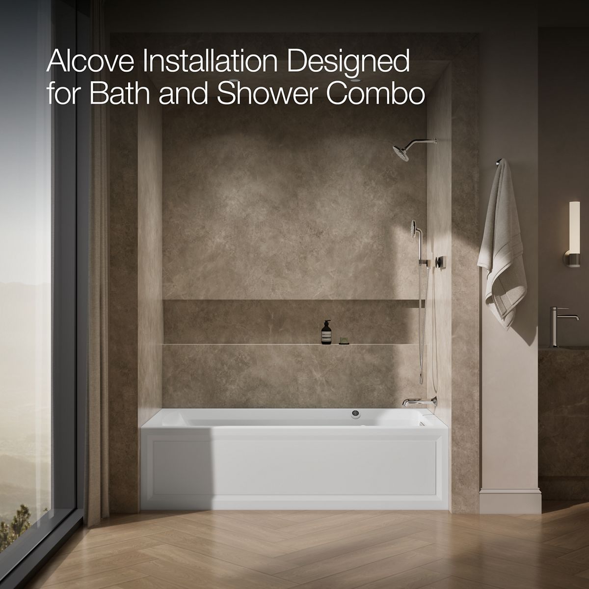 image focused on single product story, angled front view, not straight-on, 1-point perspective