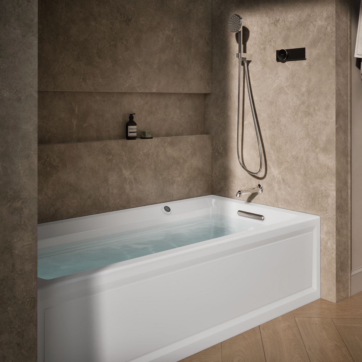 Products in use in close room view