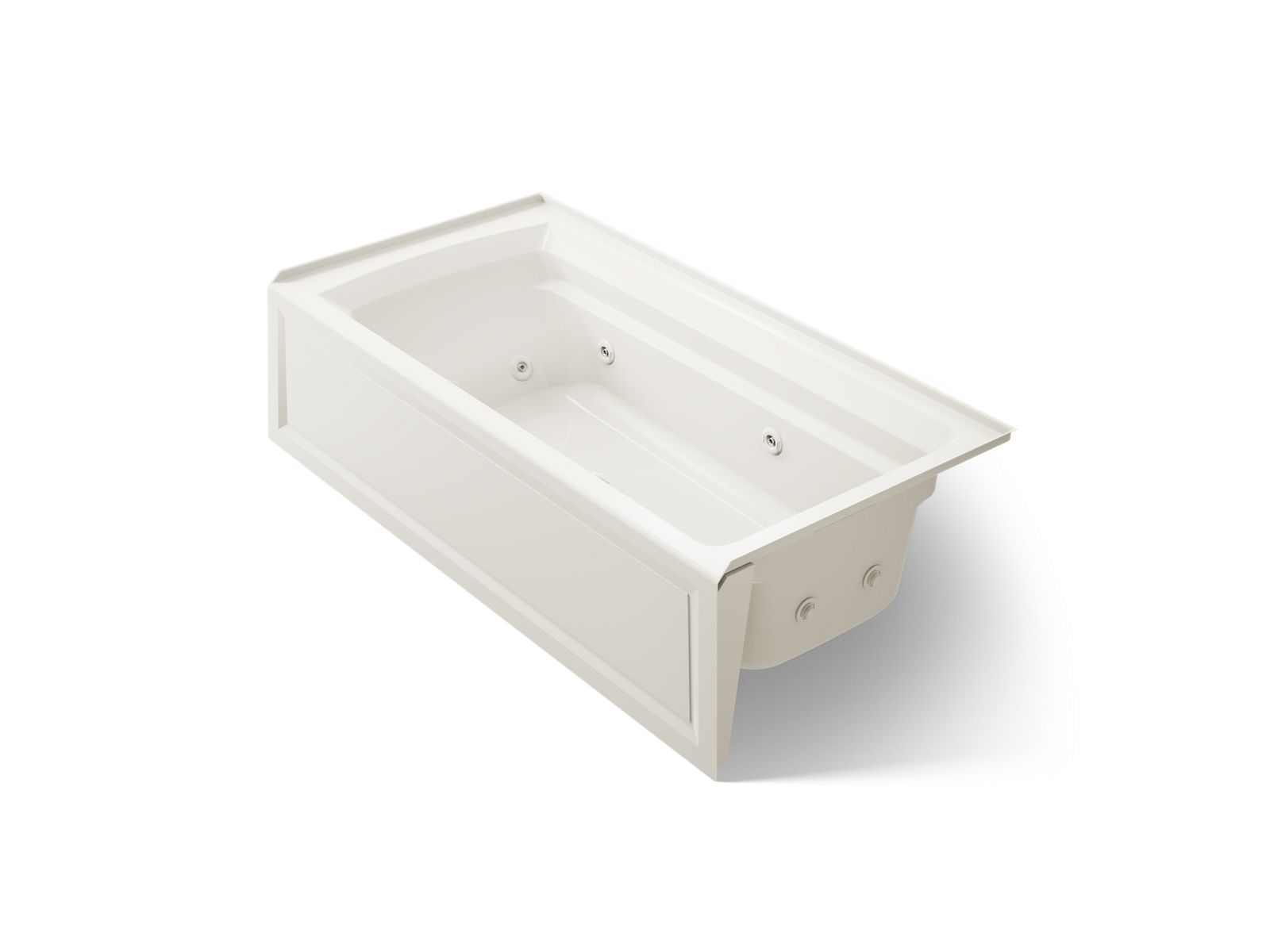 Archer 72" x 36" alcove whirlpool bath, right drain