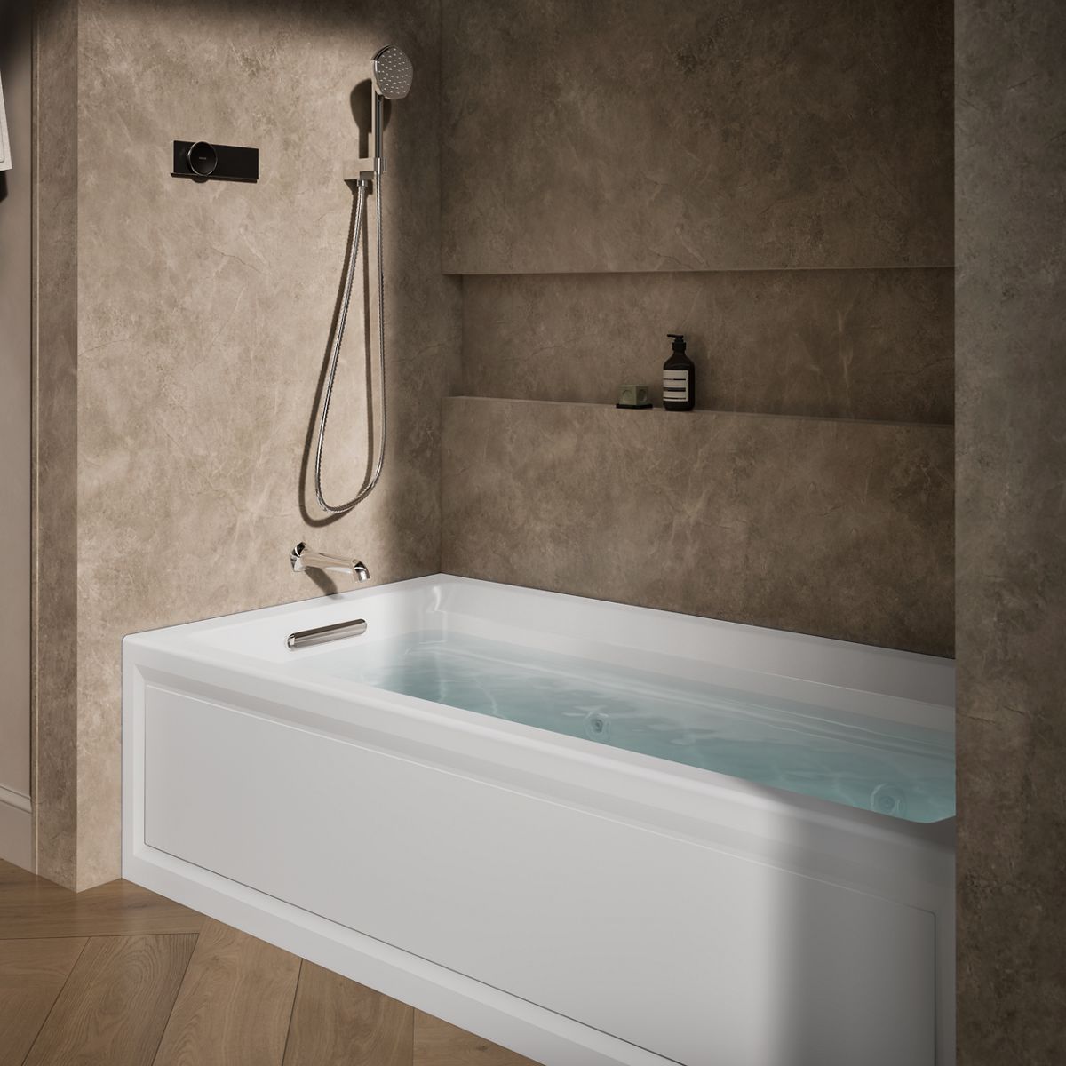 Products in use in close room view