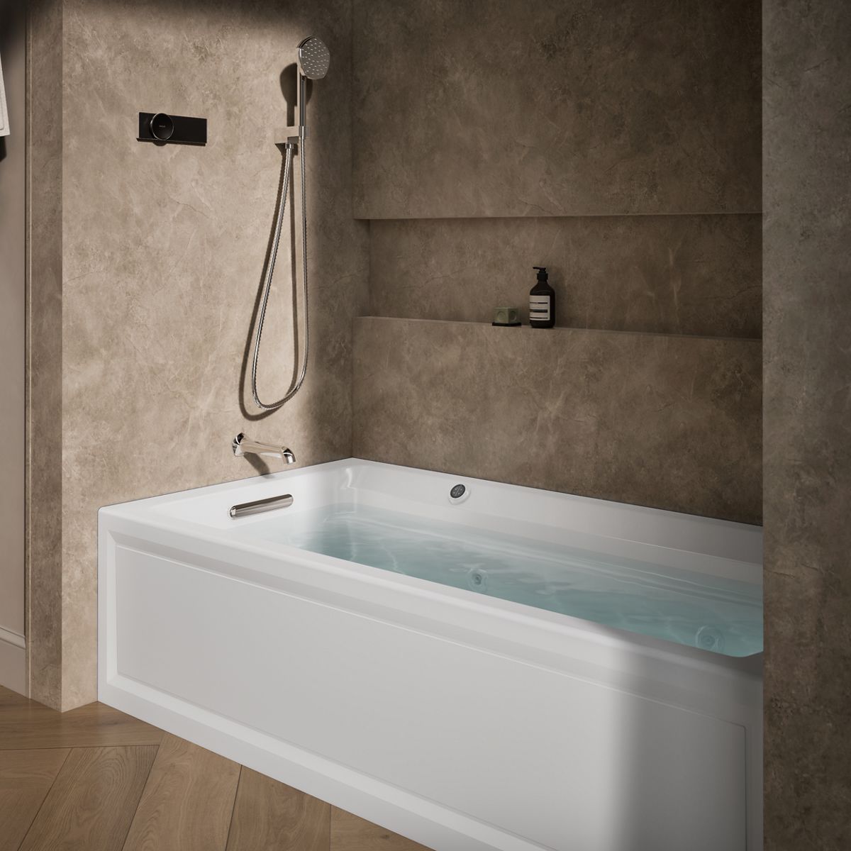 Products in use in close room view