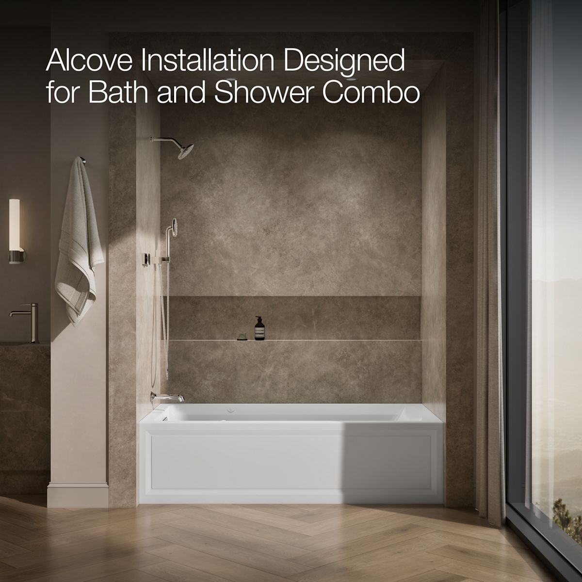 image focused on single product story, angled front view, not straight-on, 1-point perspective