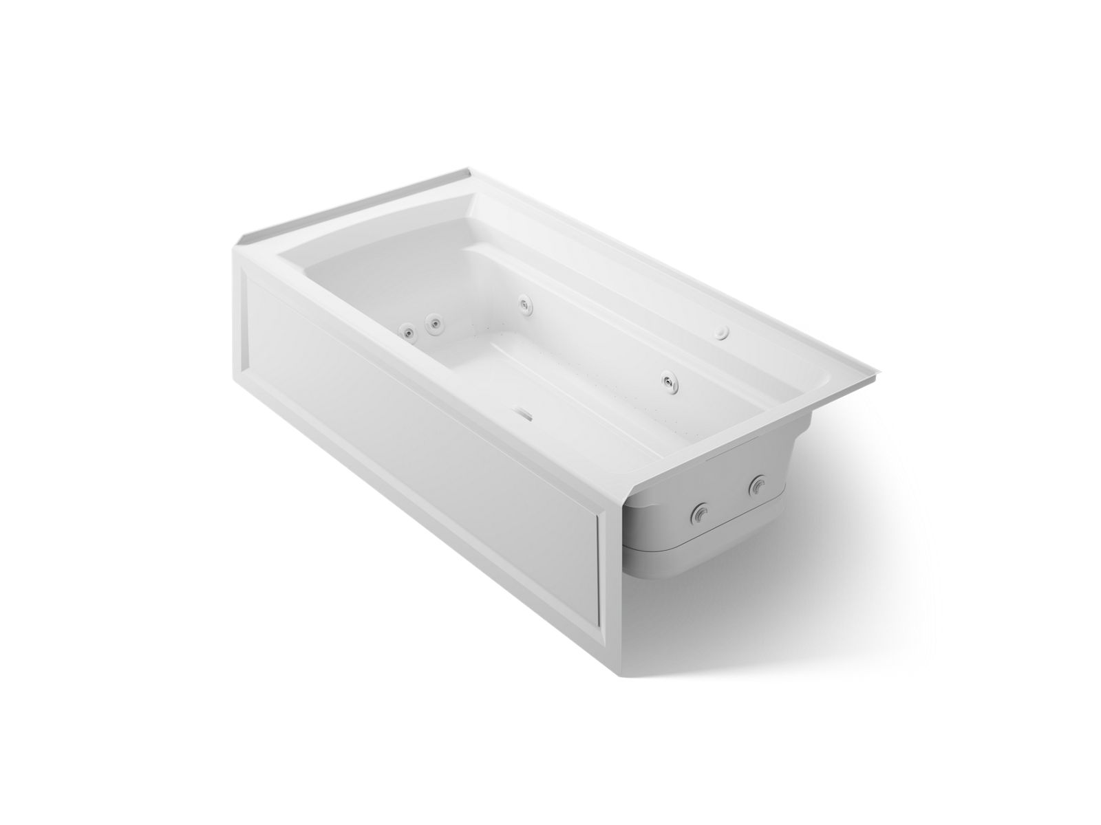 KOHLER | K-1124-XGHRA | Archer Whirlpool Heated BubbleMassage Air Bath