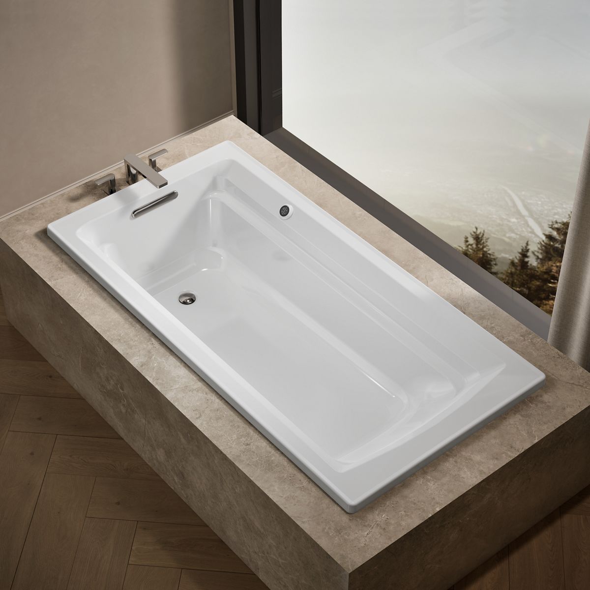 Products in use in close room view