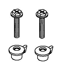 Kohler Genuine Parts Toilet SEAT Hardware KIT