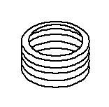 Kohler Genuine Parts Gasket, Drain Spiral