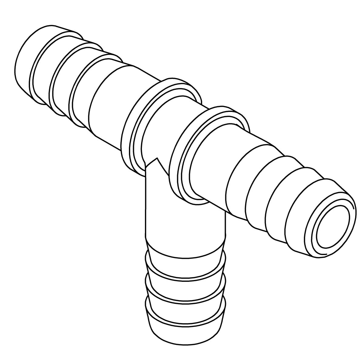 Sterling Plumbing 25R Fitting Union TEE, 3/8
