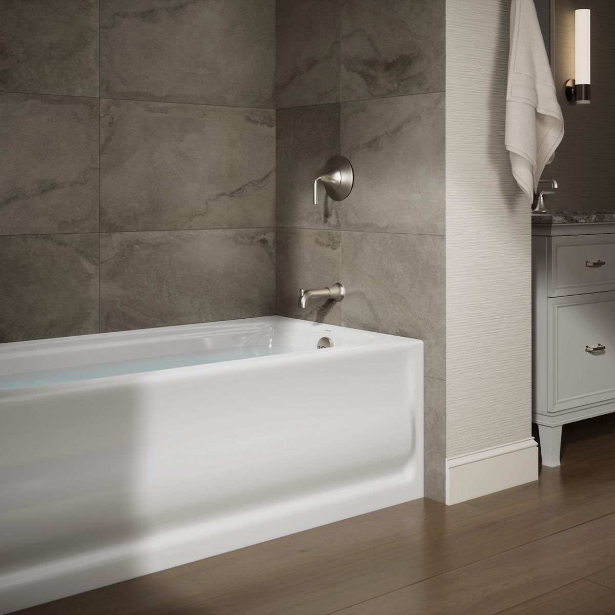Products in use in close room view