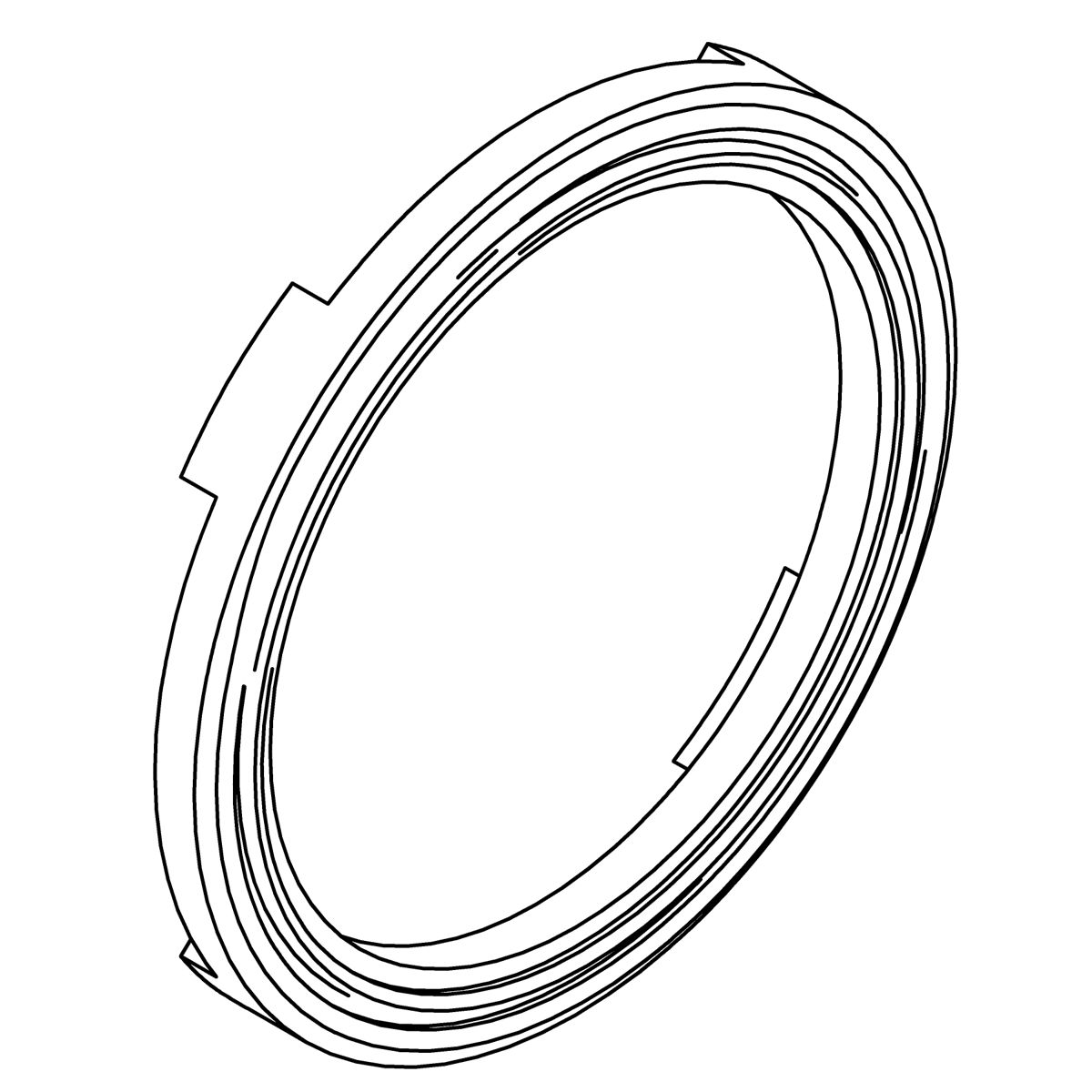 Gasket, Overflow