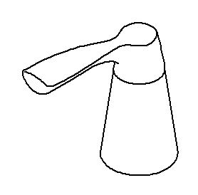 3/4 view of product