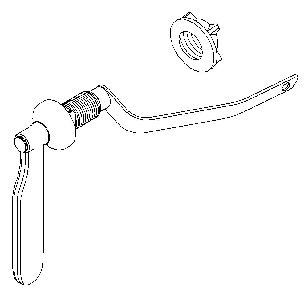 Kohler Genuine Parts TRIP Lever Service KIT - Polished Chrome