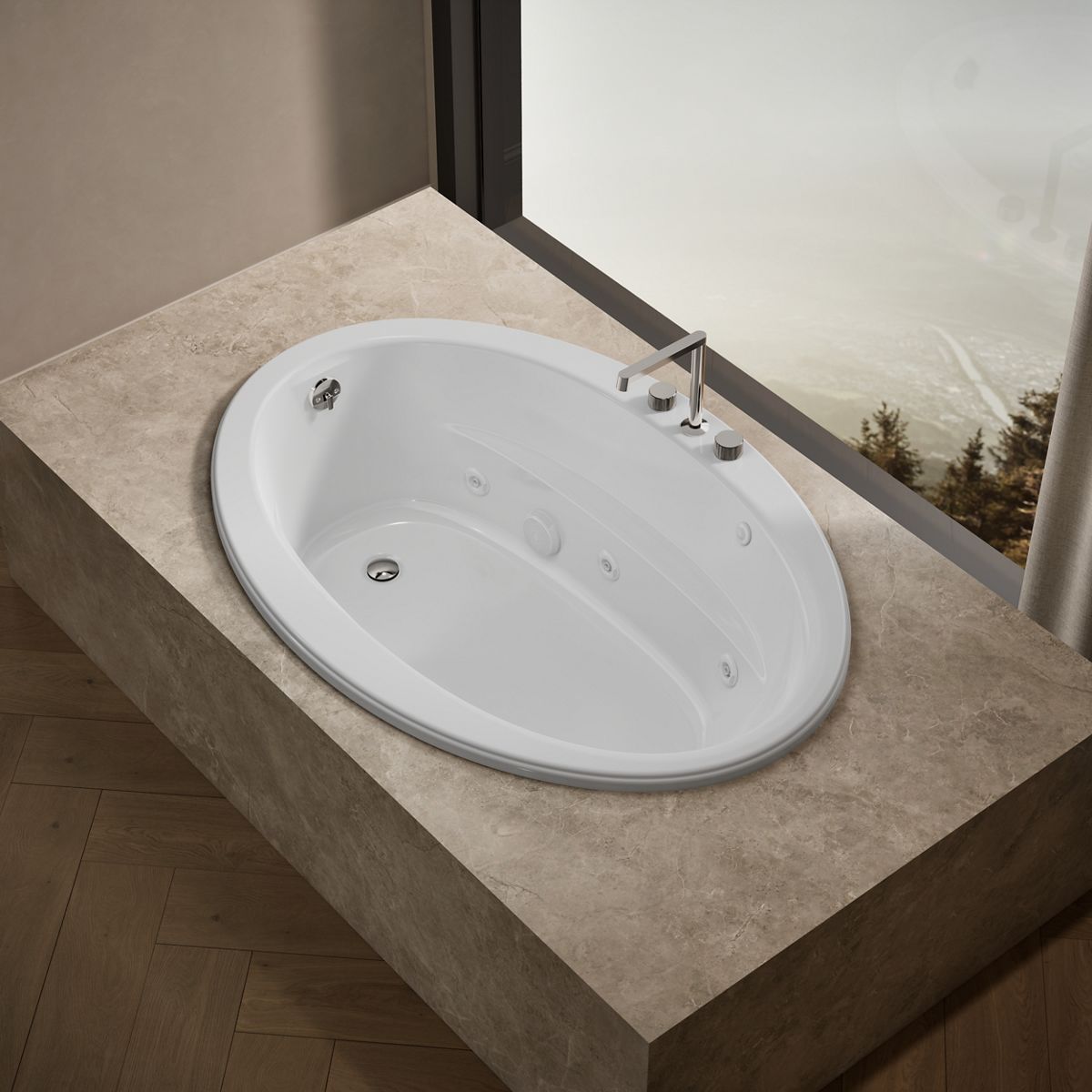 Products in use in close room view