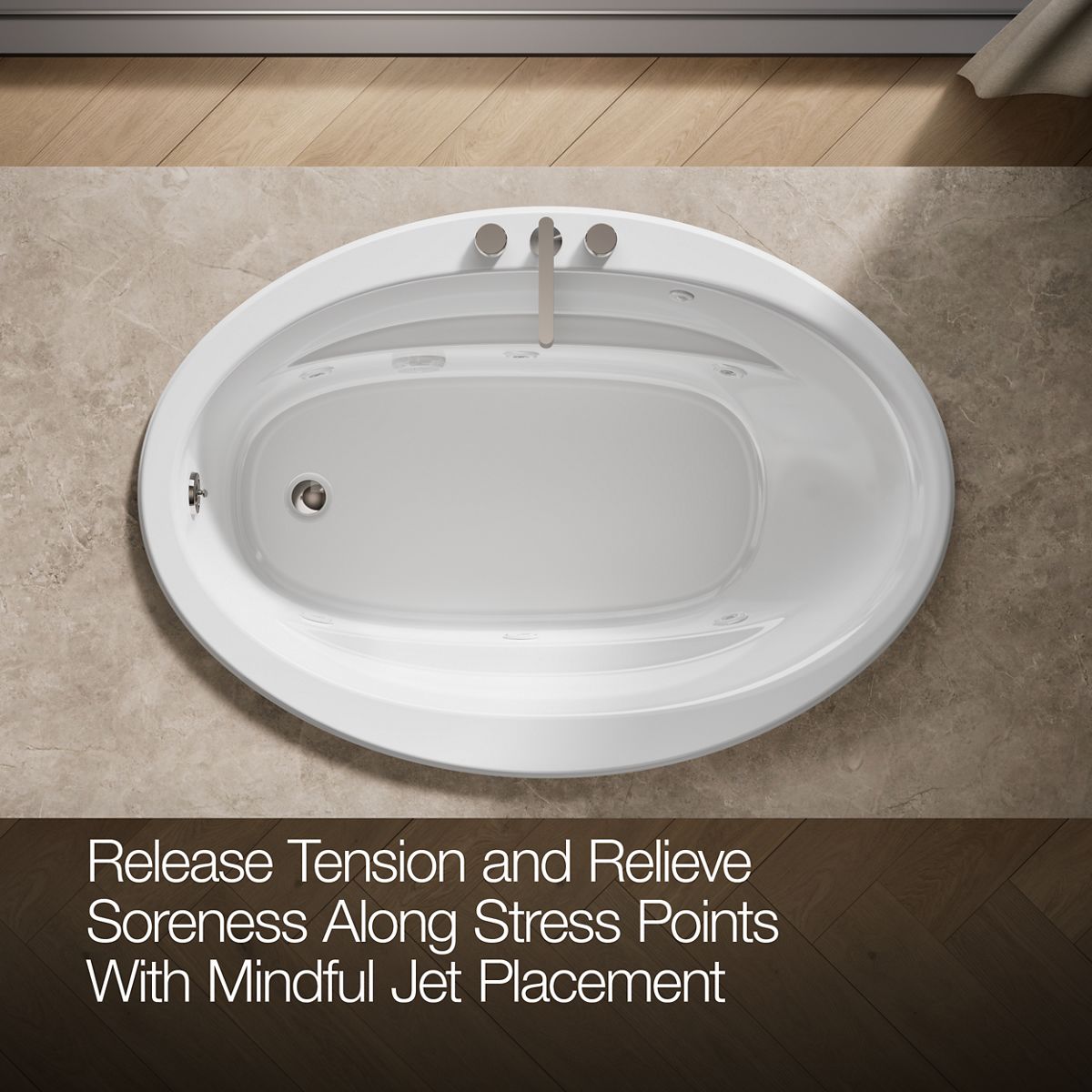 kojiT Sunward 5-Foot Whirlpool | K-1162 | KOHLER
