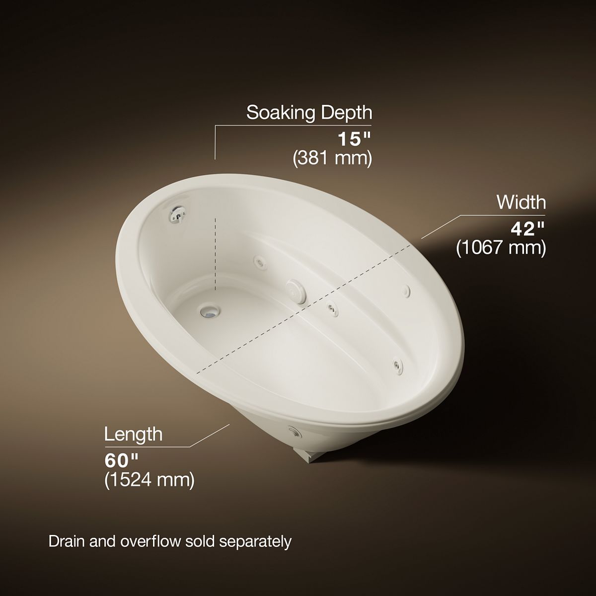 Sunward 5-Foot Whirlpool w/ Heater and Pump Options | K-1162-HB