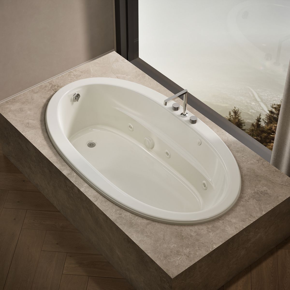 Products in use in close room view