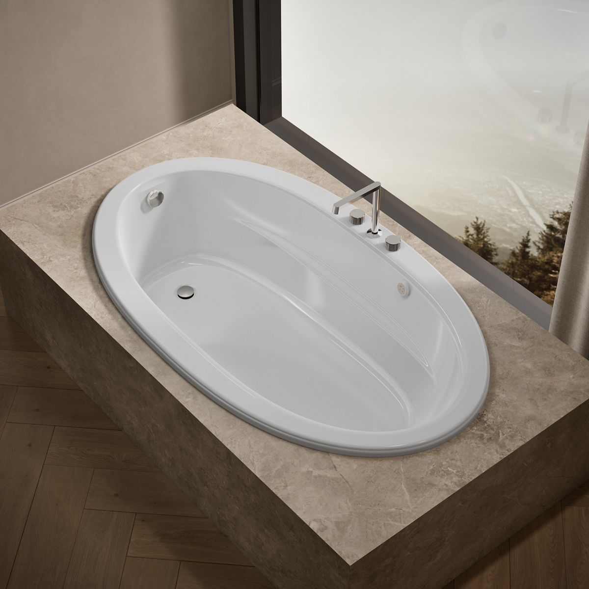Products in use in close room view
