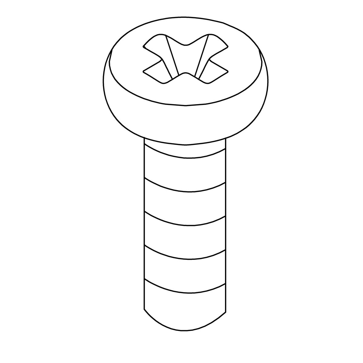 Kohler Genuine Parts Screw, 8-32 X 0.492, FLAT HEAD