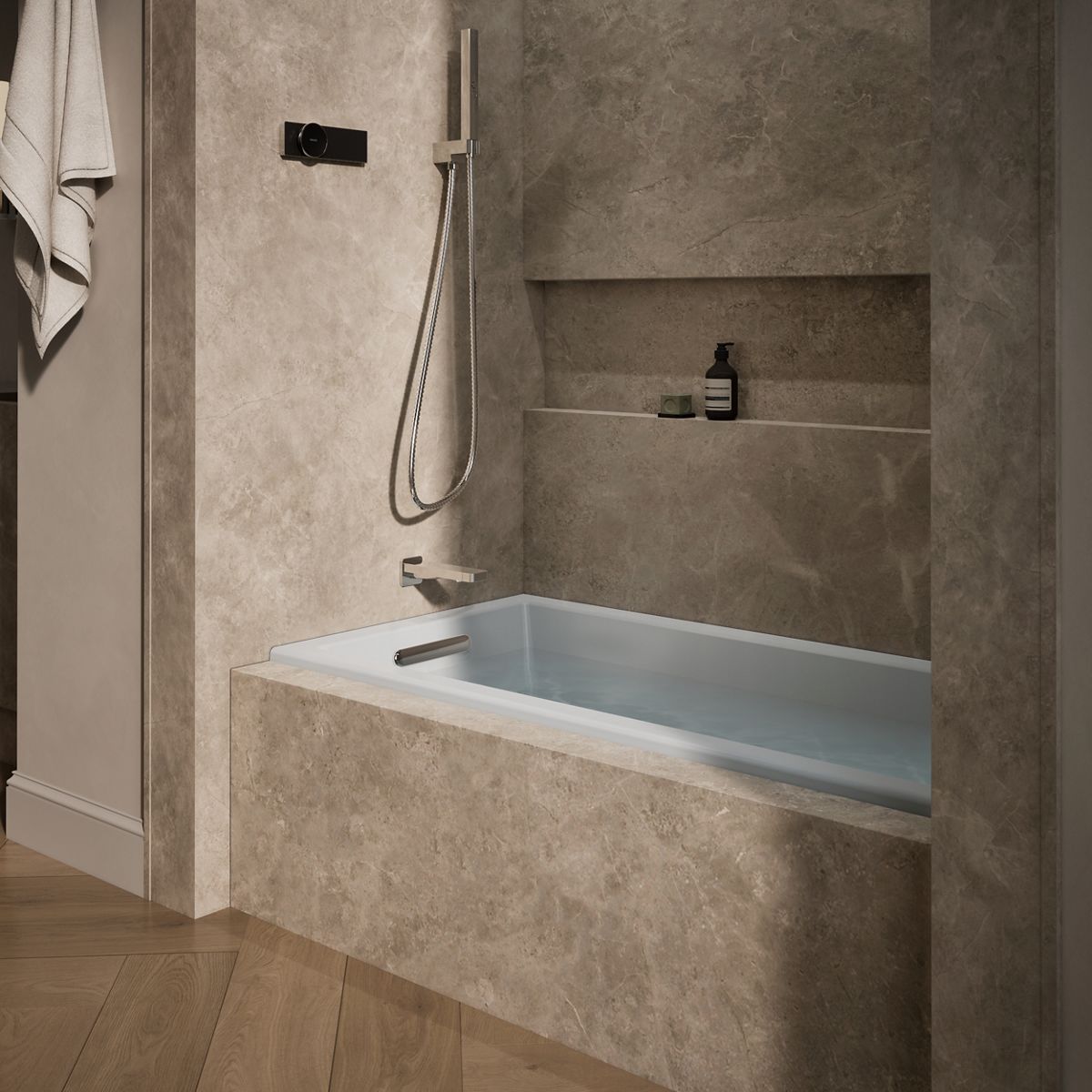 Products in use in close room view