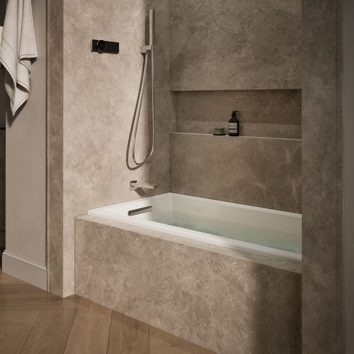 Products in use in close room view