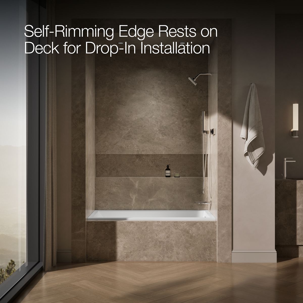 image focused on single product story, angled front view, not straight-on, 1-point perspective