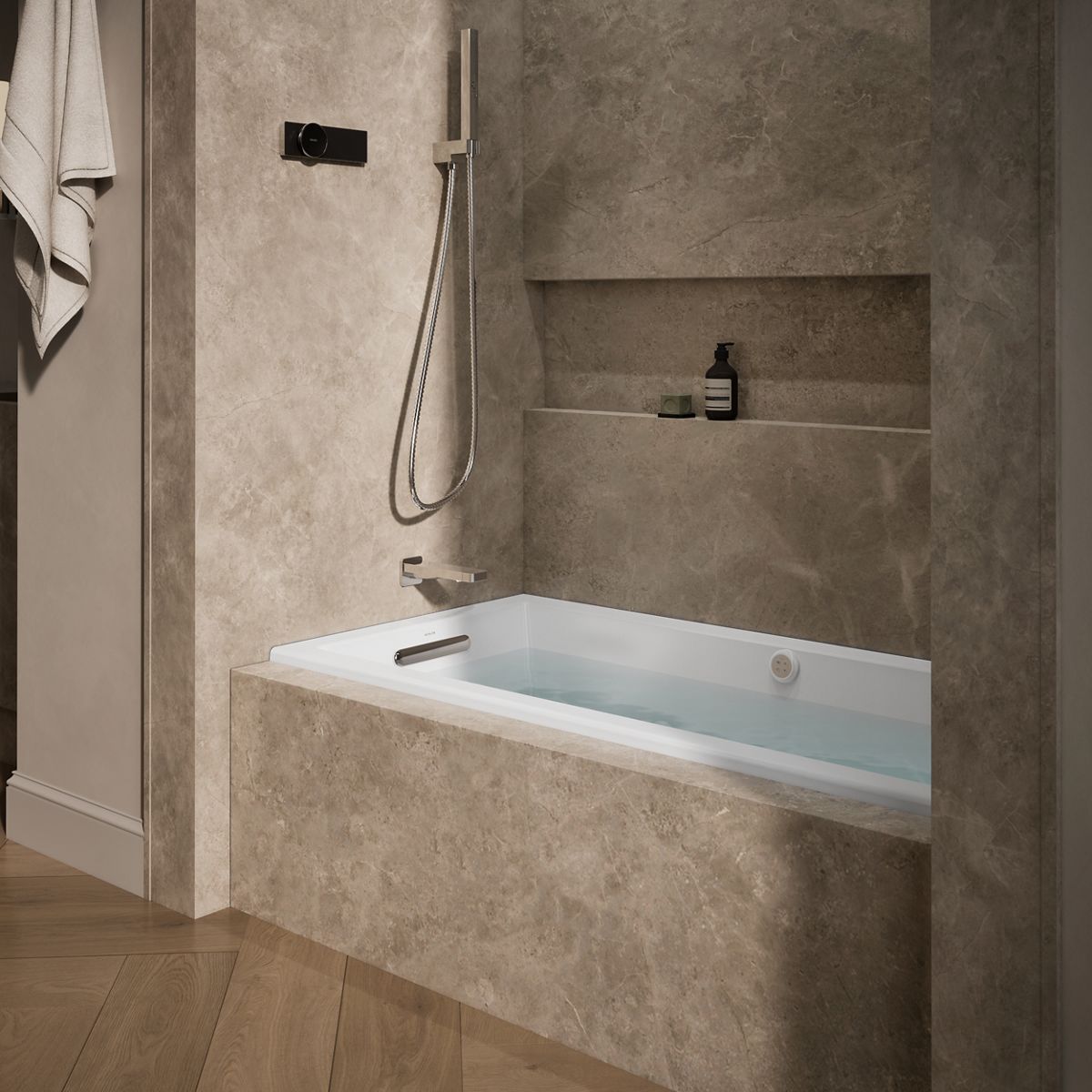 Products in use in close room view