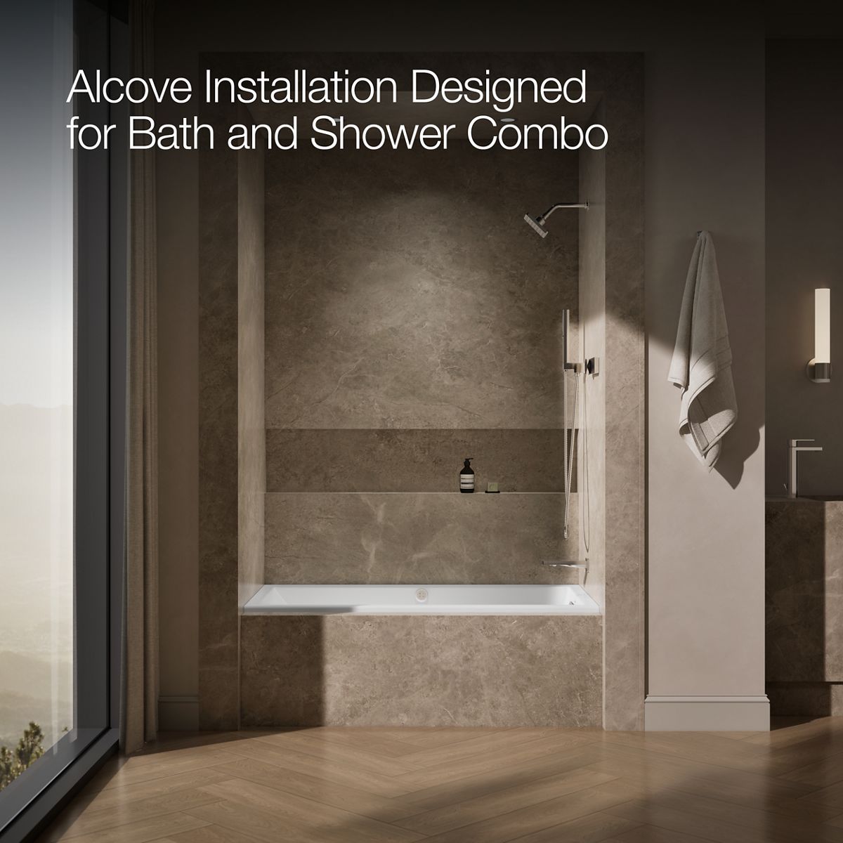 image focused on single product story, angled front view, not straight-on, 1-point perspective