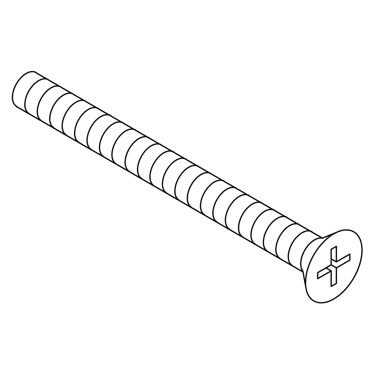 Kohler Genuine Parts Screw,10-24 X 1.875, Countersunk