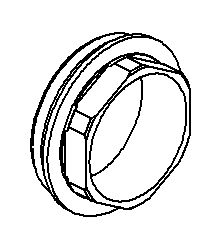Kohler Genuine Parts NUT, Cartridge Retainer