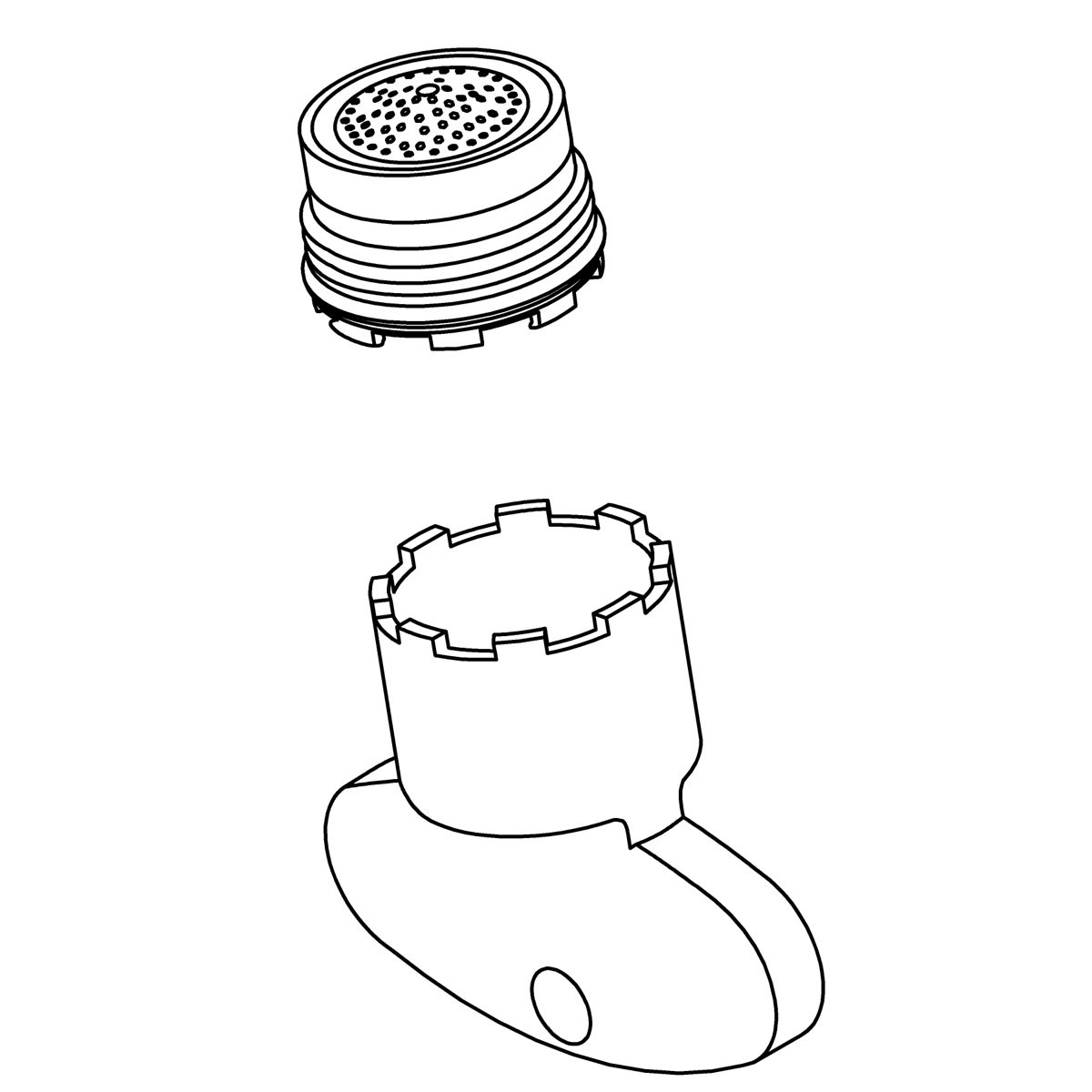 Kohler Genuine Parts KIT, Hardware, Aerator