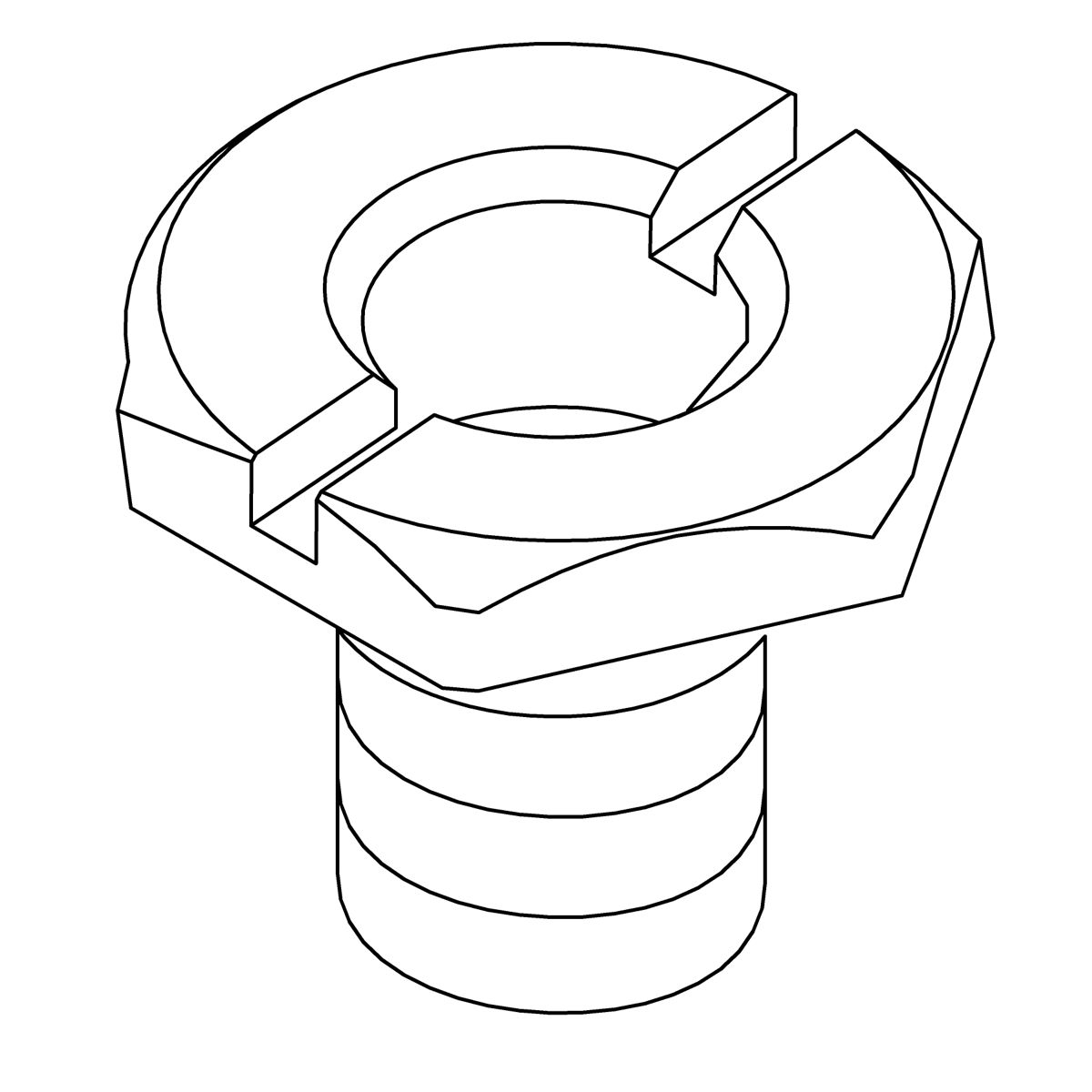 Kohler Genuine Parts NUT, Escutcheon, Drain