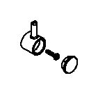 Kohler Genuine Parts Handle KIT Service KIT - Matte Black