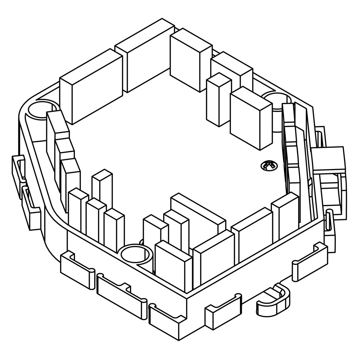 3/4 view of product