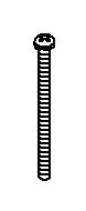 Kohler Genuine Parts Screw, 8-32 SEMS X 2.50, PAN