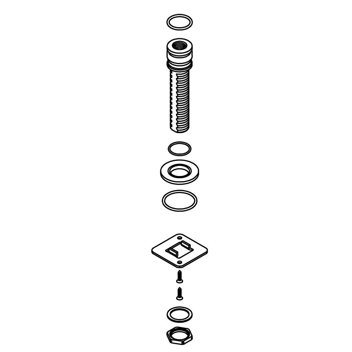Kohler Genuine Parts Spout Mounting Hardware KIT