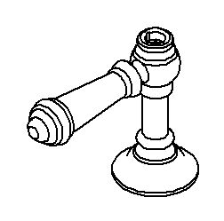 Kohler Genuine Parts Handle Assembly - French Gold