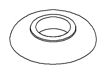Kohler Genuine Parts Escutcheon - Matte Black