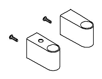 Kohler Genuine Parts Mounting Bracket KIT - Polished Chrome