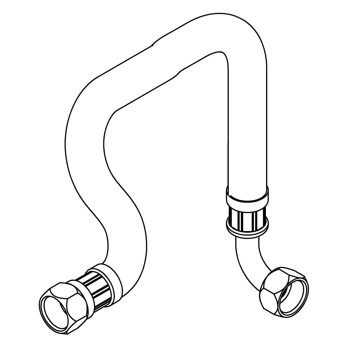 Hose,Water Inlet,6"