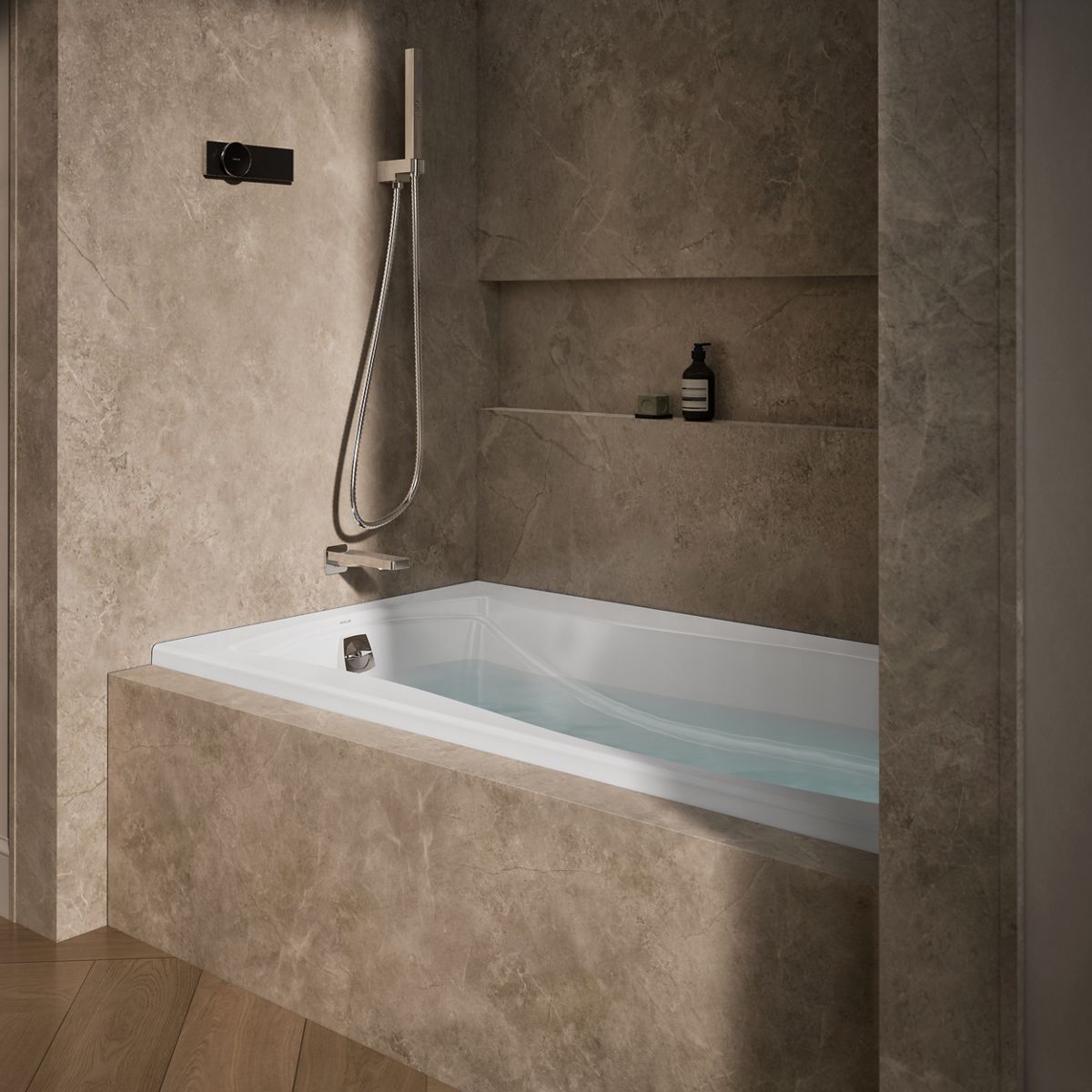 Products in use in close room view