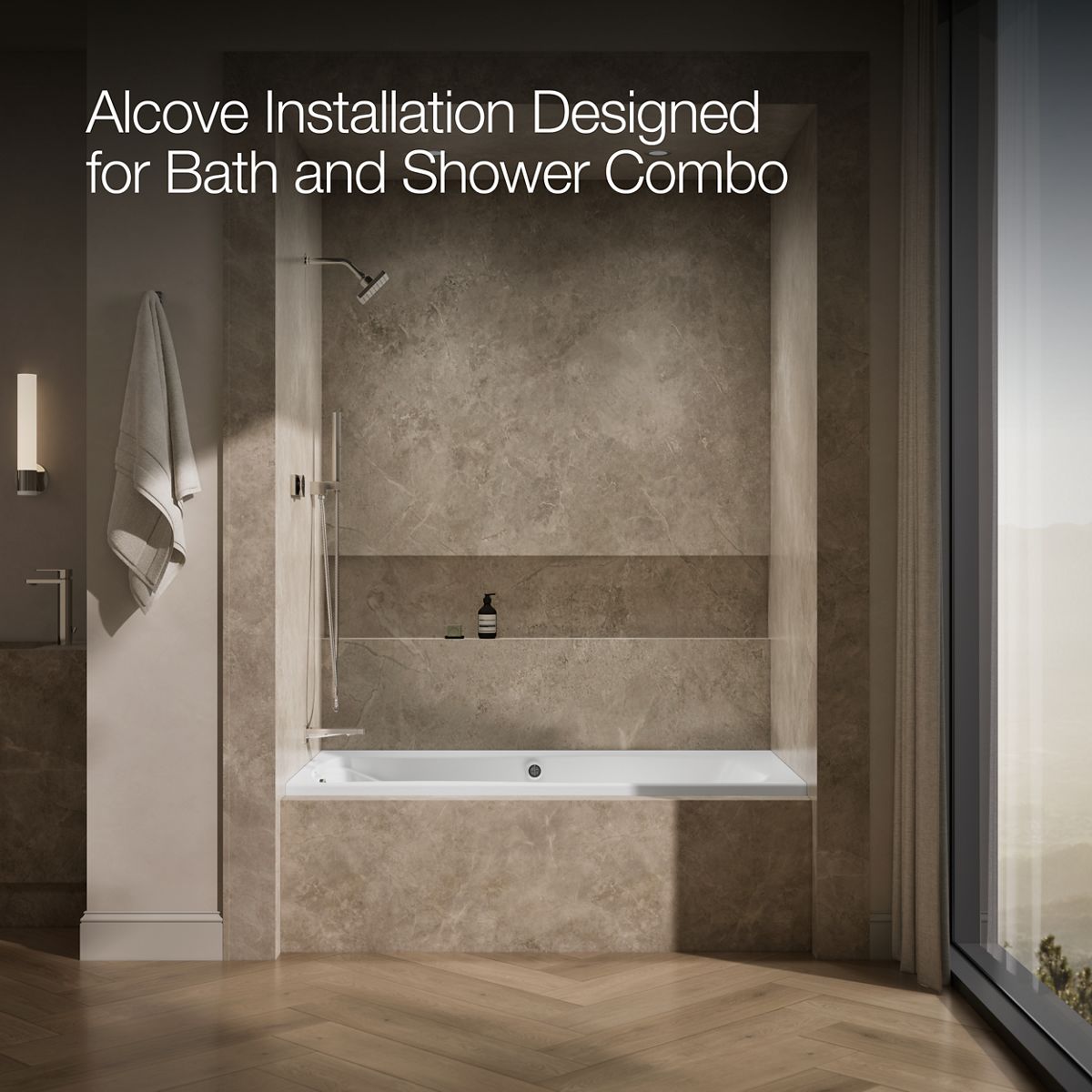image focused on single product story, angled front view, not straight-on, 1-point perspective