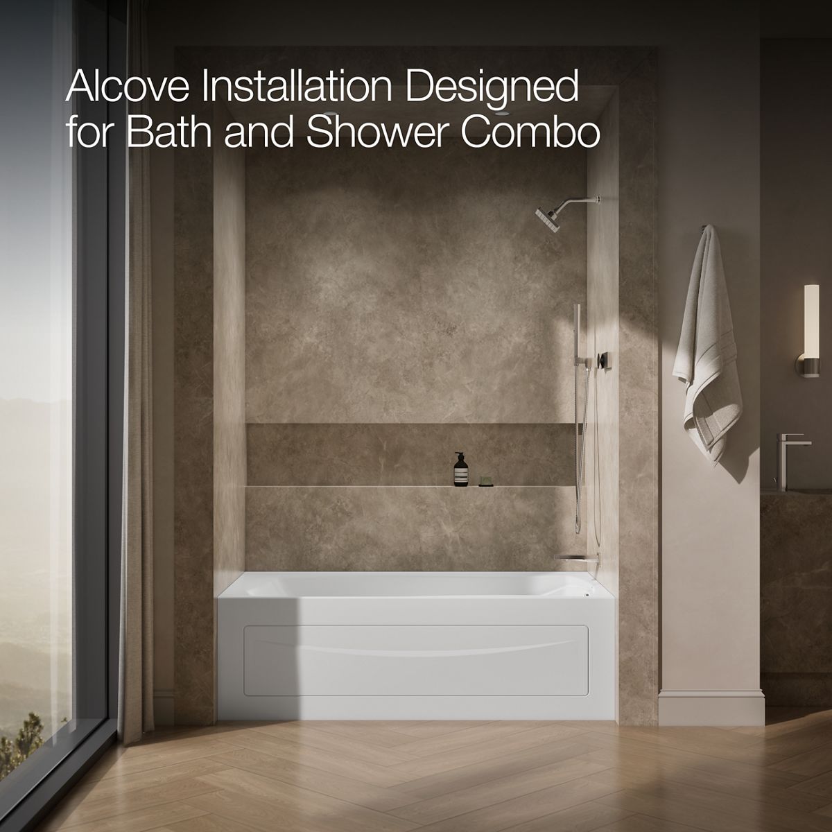 image focused on single product story, angled front view, not straight-on, 1-point perspective