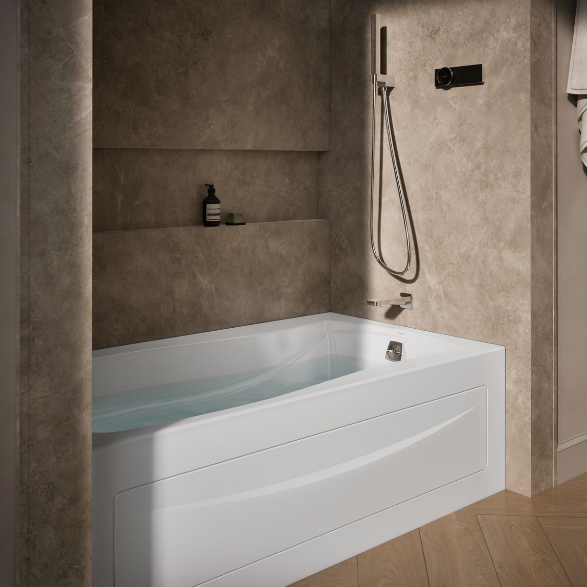 Products in use in close room view