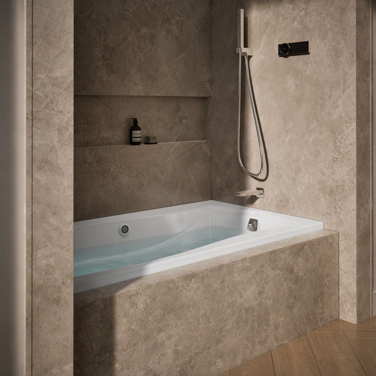 Products in use in close room view