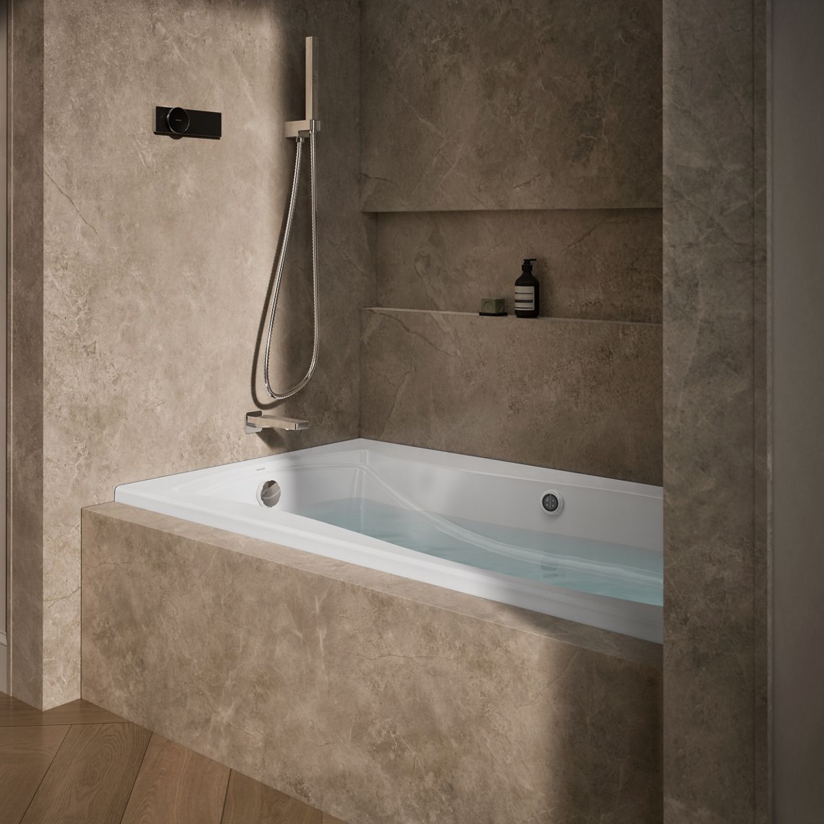 Products in use in close room view