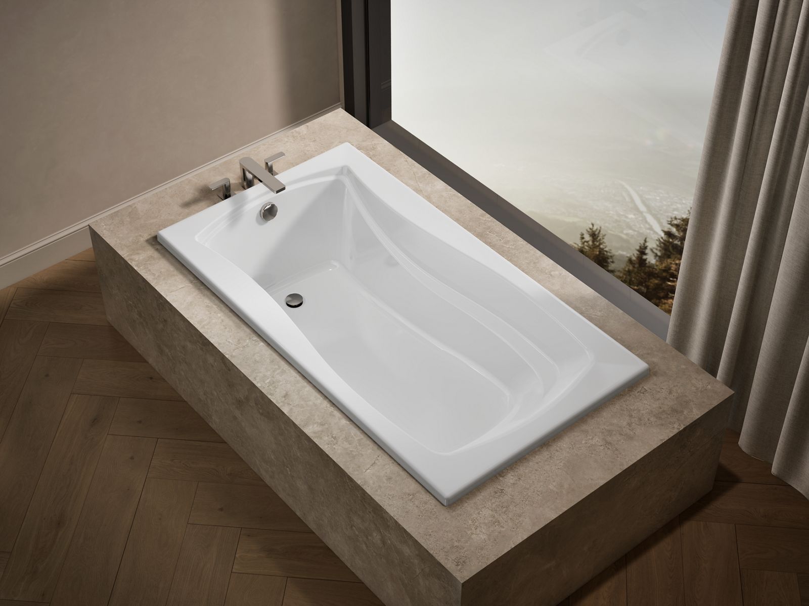 Products in use in close room view